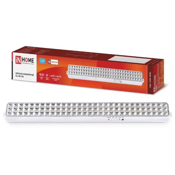 

(МП)Светил. IN HOME СБА 1098-90DC 29535, СБА 1098-90DC 90 LED 2.2Ah