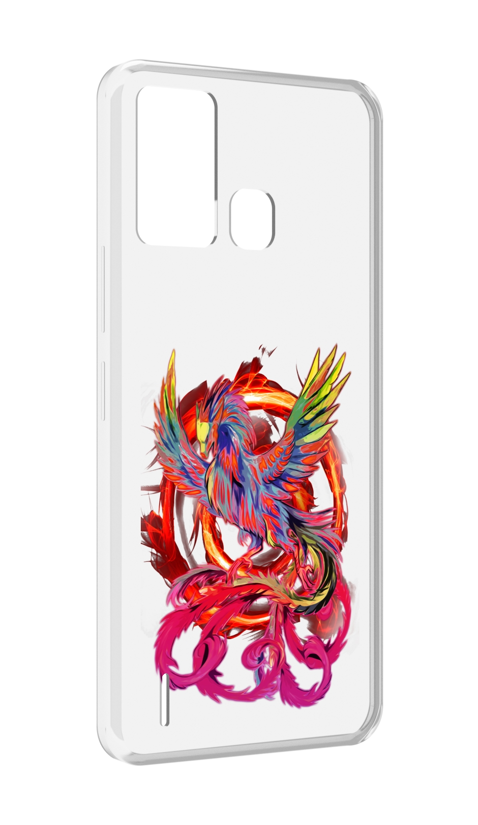 

Чехол MyPads красочный феникс для ITEL S16 / ITEL Vision 1 Pro, Прозрачный, Tocco
