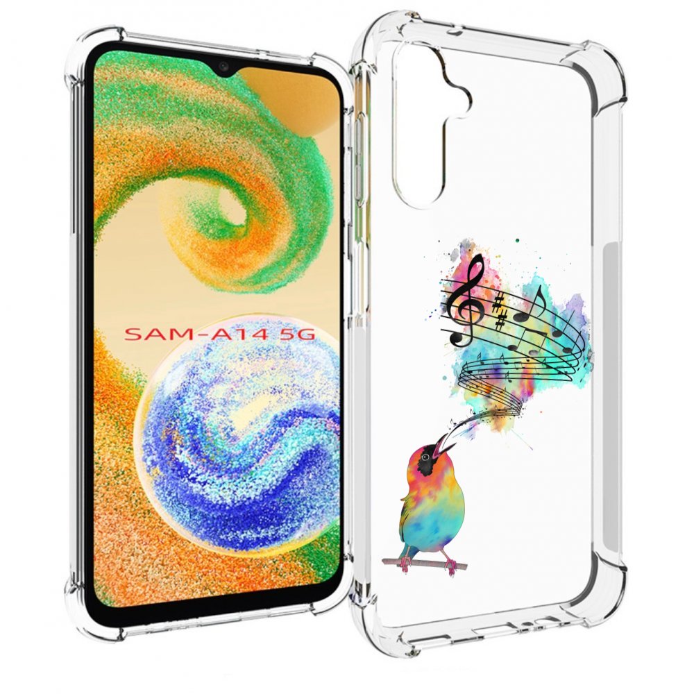 

Чехол MyPads певчая птичка для Samsung Galaxy A14 5G, Прозрачный, Tocco