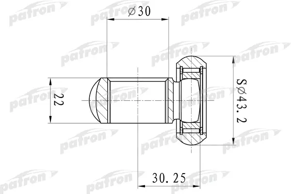 

PATRON Шрус PATRON PTD006