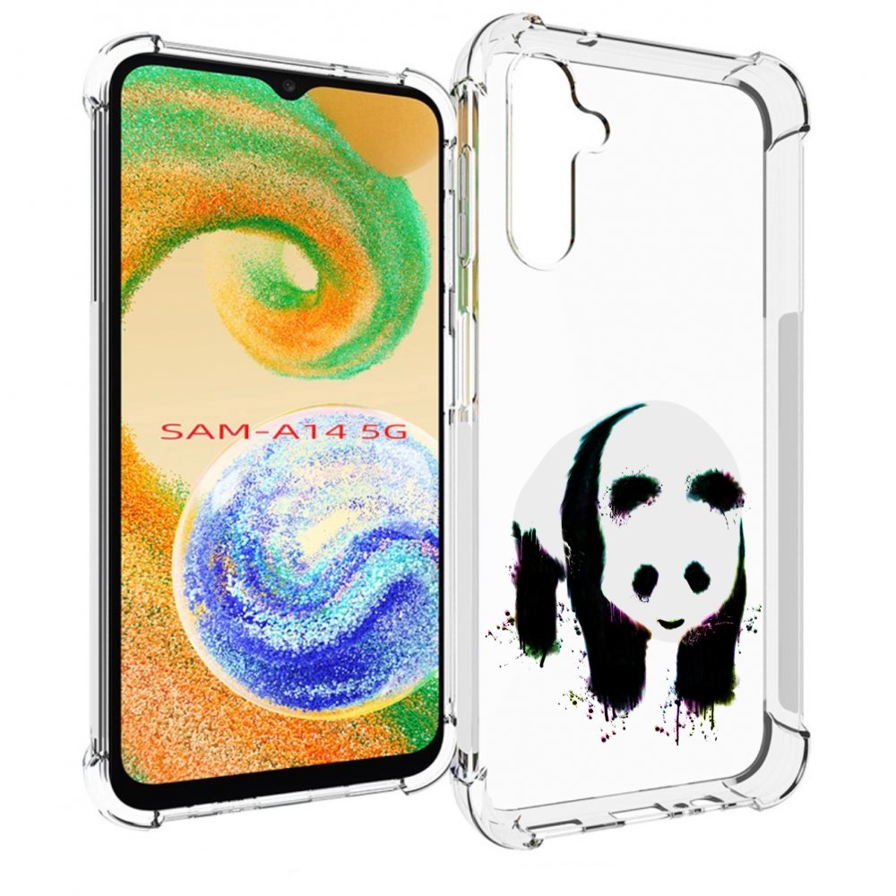 

Чехол MyPads панда в акварели для Samsung Galaxy A14 5G, Прозрачный, Tocco