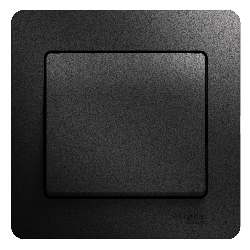 

Выключатель Schneider Electric 1-клавишный черный GSL000712.6 6 шт