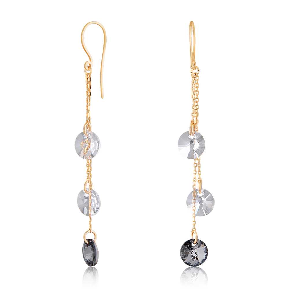 

Серьги из серебра со swarovski ЮВЕЛИР КАРАТ 2829442/99п