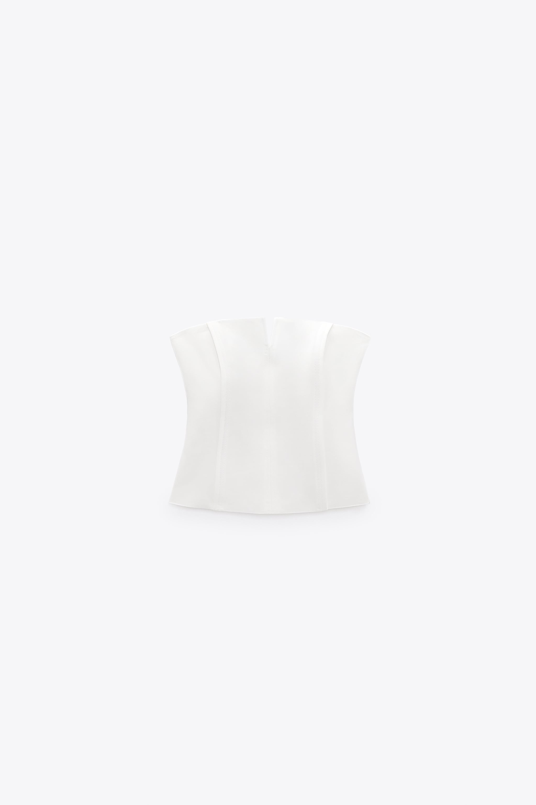 Топ женский ZARA 02935948 бежевый S (доставка из-за рубежа)