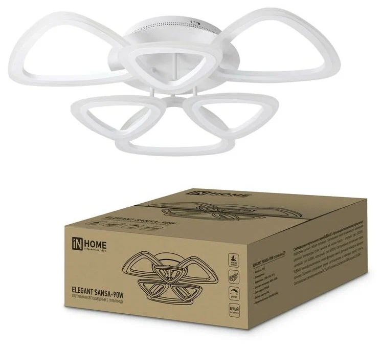 

(МП)Светил.IN HOME ELEGANT SANSA90W 90Вт, ELEGANT SANSA-90W 90Вт 230В ДУ