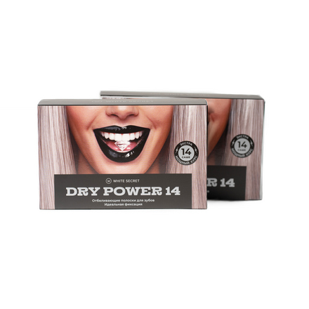 Отбеливающие полоски White Secret Dry Power 14