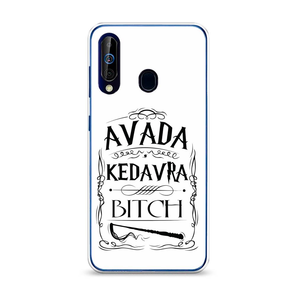 

Чехол на Samsung Galaxy A60 "Avada kedavra bitch", Белый;серый;черный, 28250-6