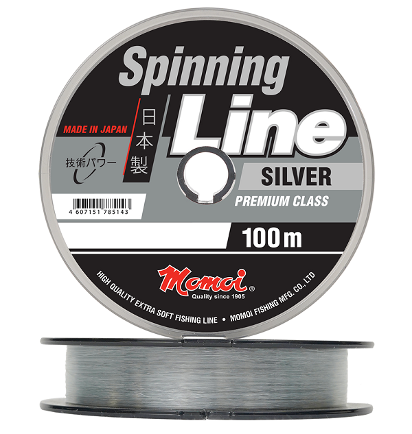 

Леска SpinningLine Silver 0,50мм тест 24 кг длина 100 м, Серебристый, SpinningLine