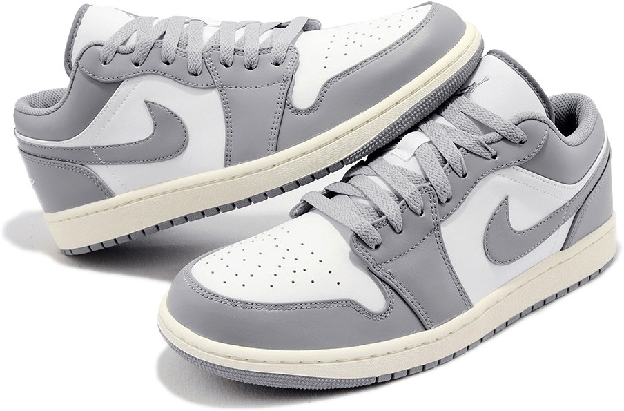 

Кеды мужские Nike AIR JORDAN 1 LOW серые 10 US, Серый, AIR JORDAN 1 LOW