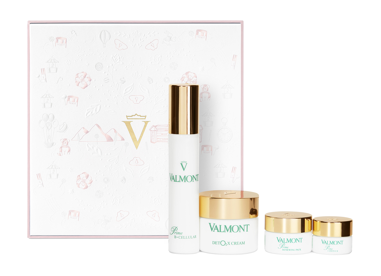 фото Набор средств по уходу за кожей лица valmont deto2x cream retail set