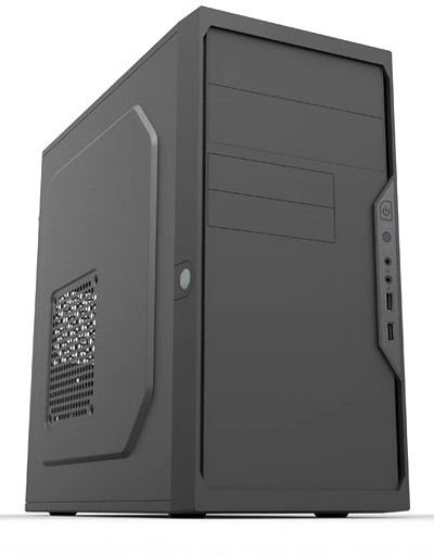 

Корпус компьютерный Foxline FL-733 (FL-733-FZ450R-EL) Black, FL-733
