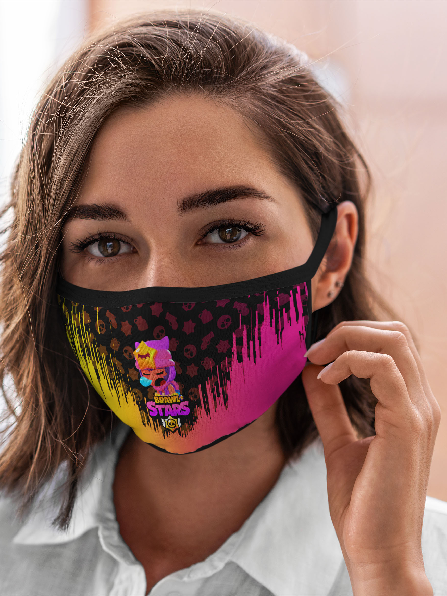 

Многоразовая маска унисекс Burnettie Brawl Stars Sandy, Разноцветный, Brawl Stars Sandy