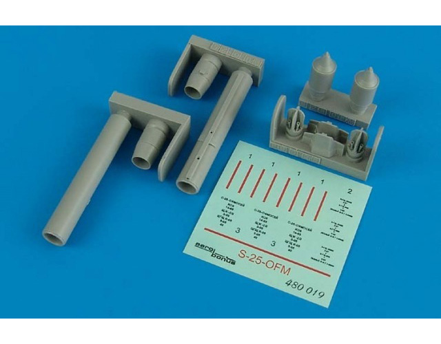

Набор дополнений Aires 1/48 S-25-OFM air-to-ground rocket 480 019