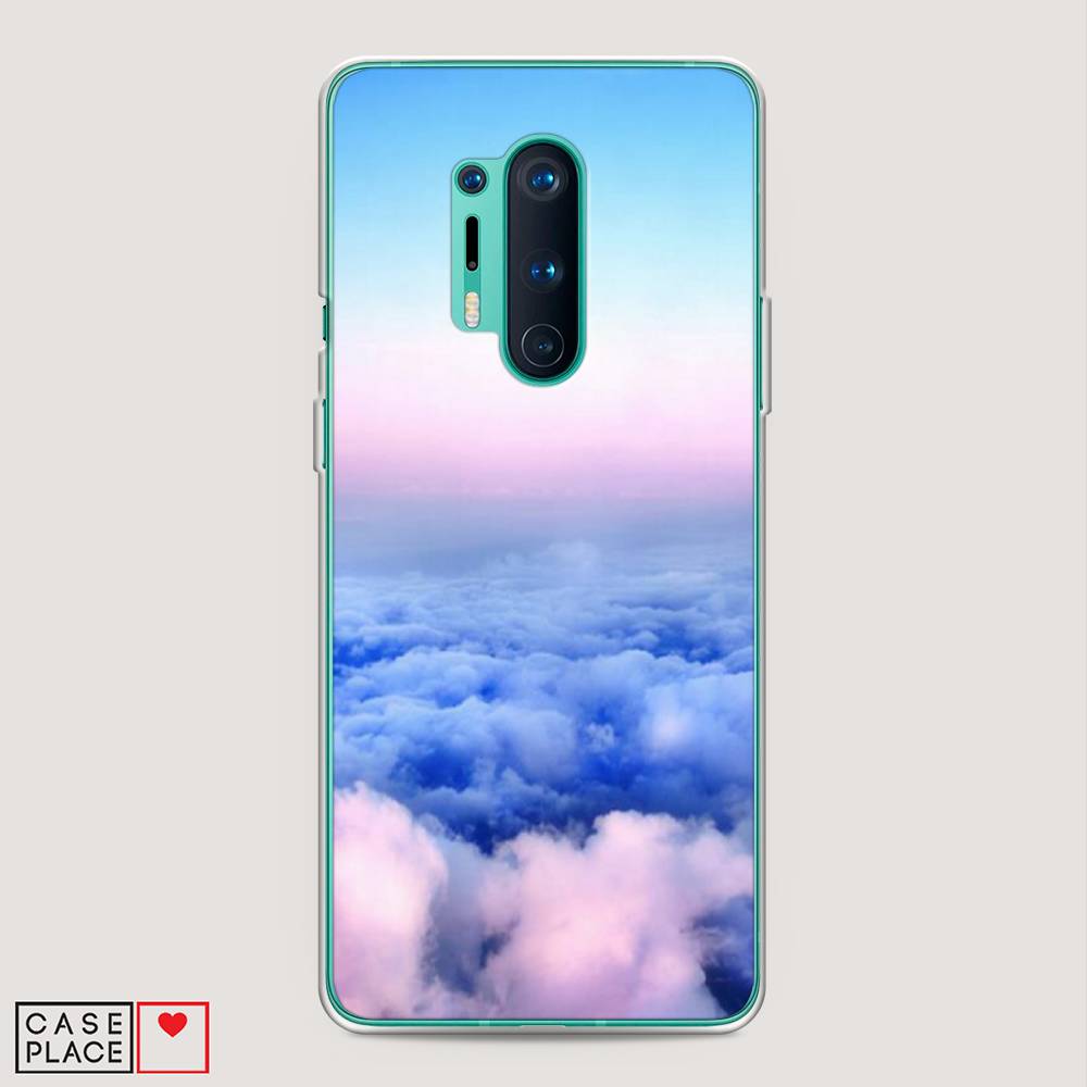 

Чехол Awog на OnePlus 8 Pro / ВанПлас 8 Pro "Облака", Голубой;розовый, 151050-4