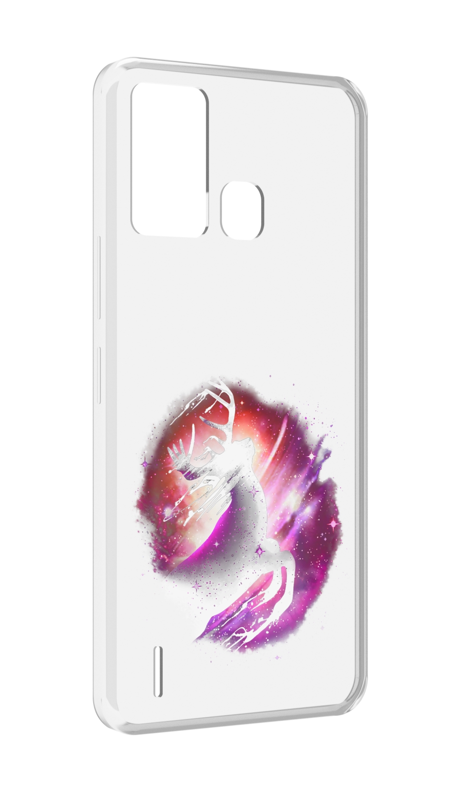 

Чехол MyPads звездный олень для ITEL S16 / ITEL Vision 1 Pro, Прозрачный, Tocco