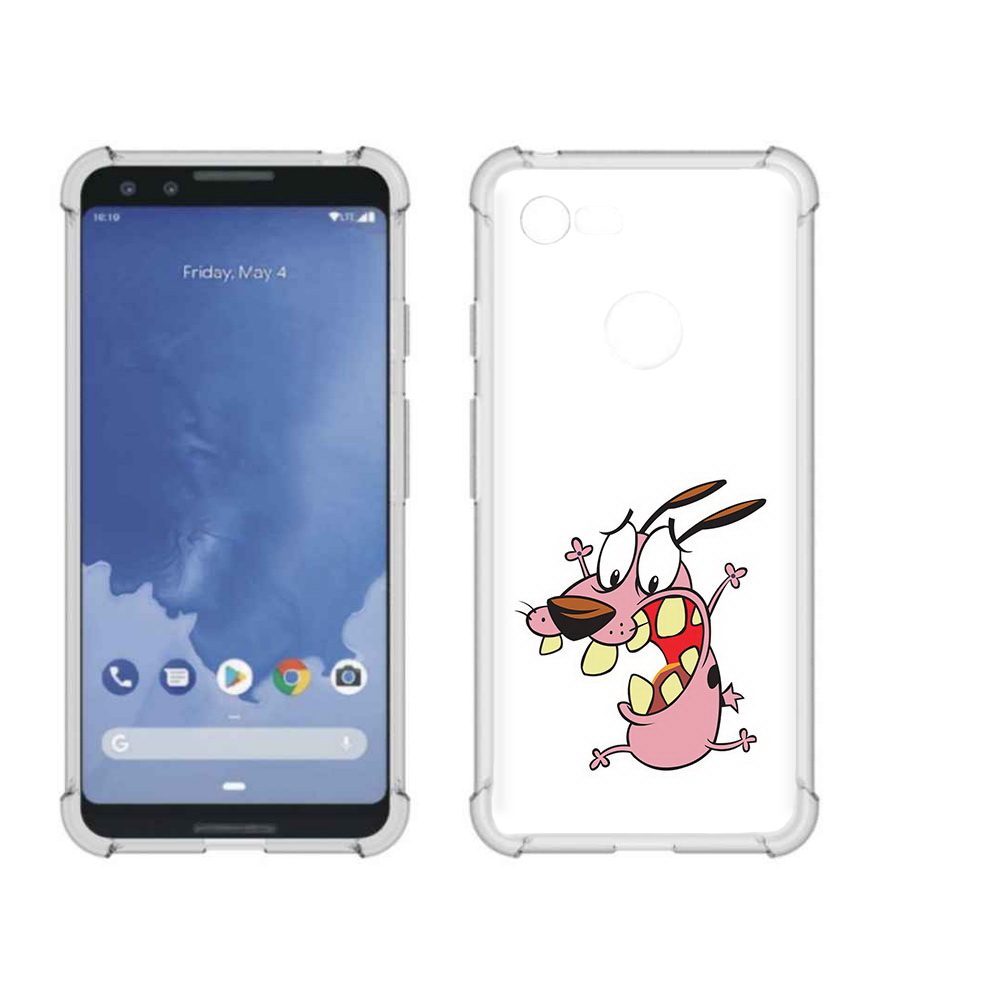 

Чехол MyPads Tocco для Google Pixel 3 зубастый бобик, Прозрачный, Tocco