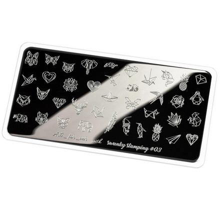 

Пластина для стемпинга Swanky Stamping, Arti For You №03, 1 шт