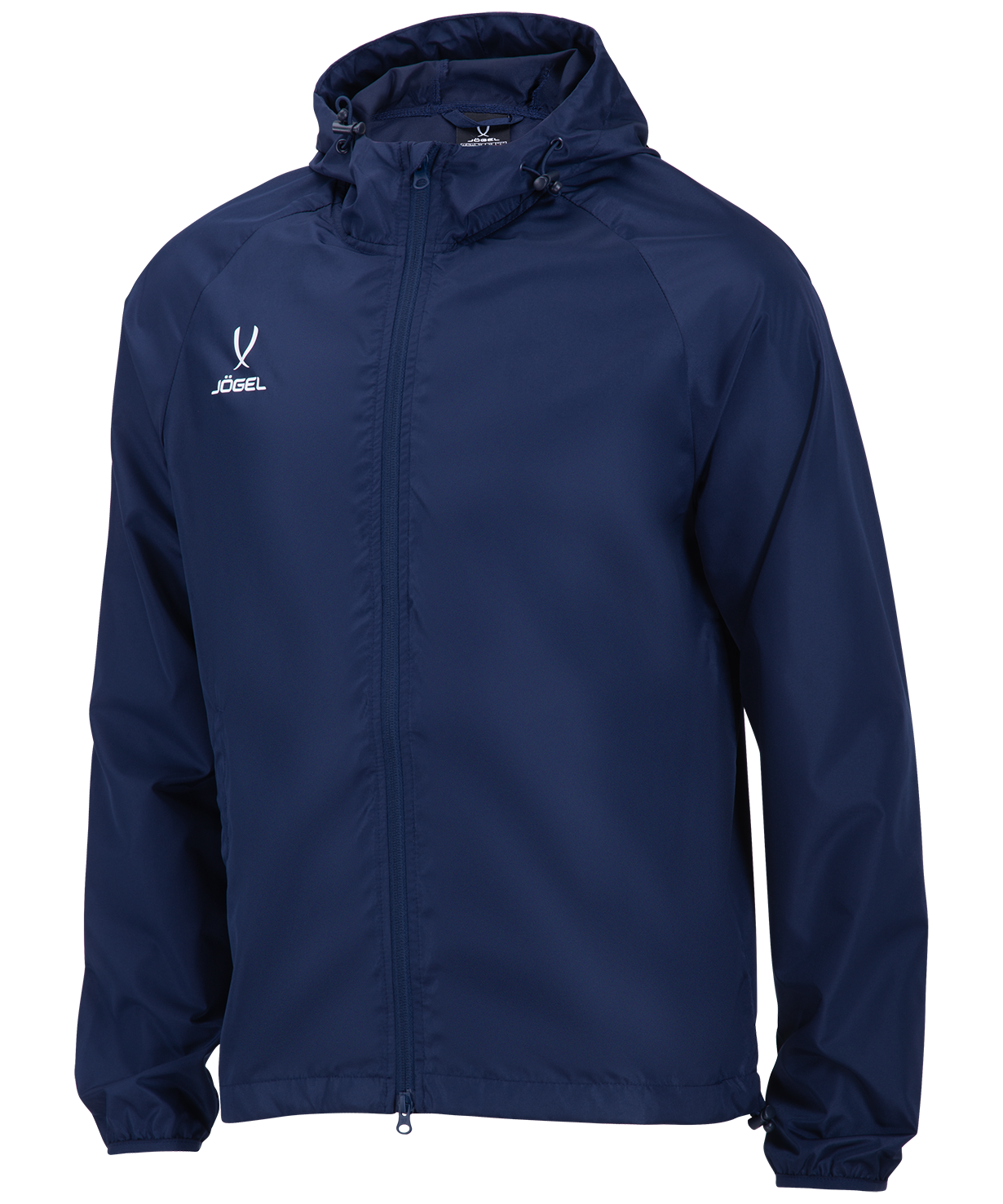 фото Куртка ветрозащитная jogel camp rain jacket, темно-синий, детский (ys)