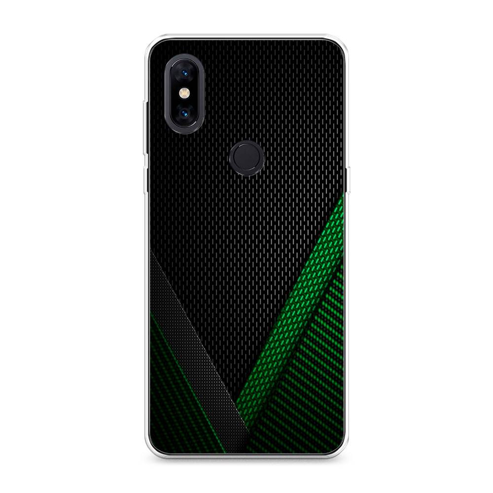 

Чехол Awog на Xiaomi Mi Mix 3 "Зеленый карбон", Разноцветный, 34950-3