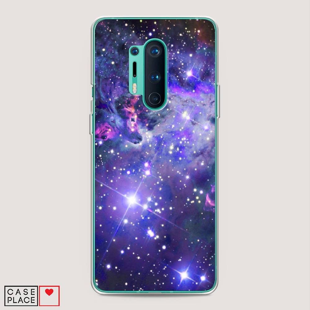 

Чехол Awog на OnePlus 8 Pro / ВанПлас 8 Pro "Яркая галактика", Фиолетовый, 151050-4