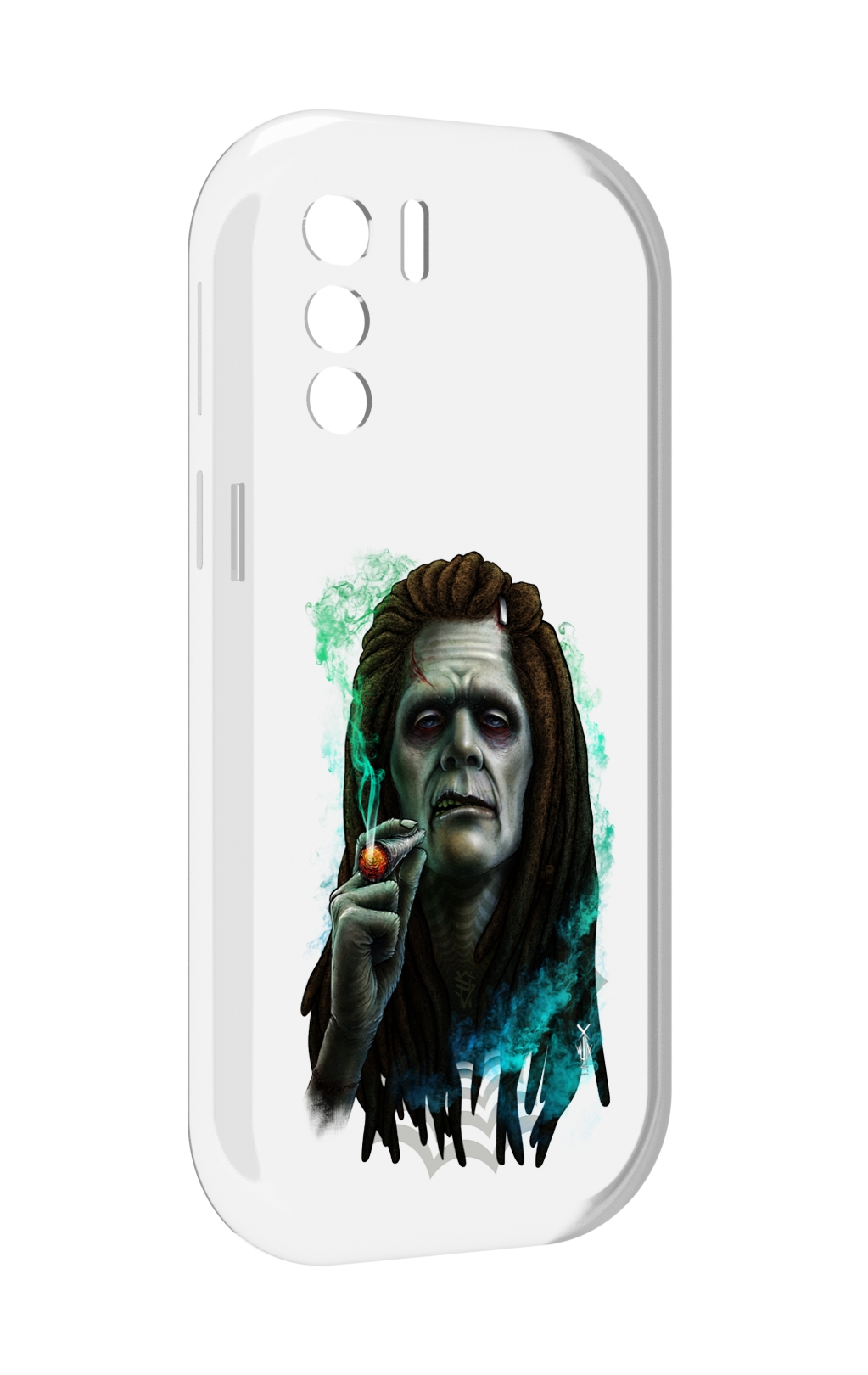 

Чехол MyPads зеленый мужчина с сигаретой для UleFone Note 13P, Прозрачный, Tocco