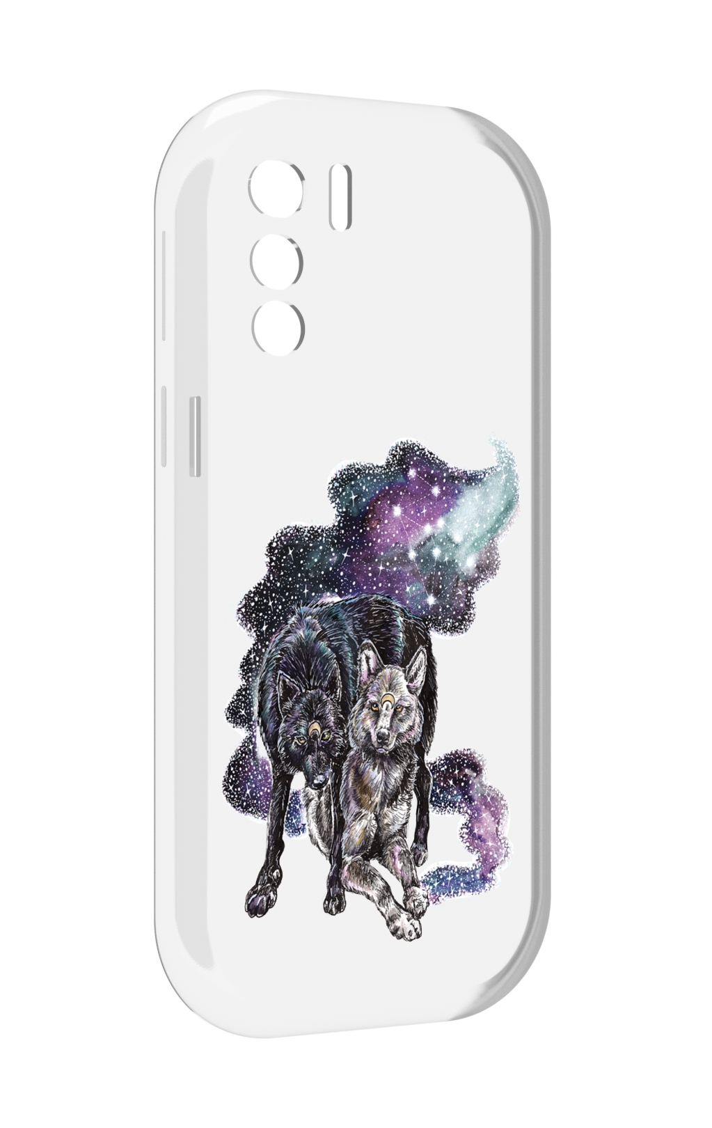 

Чехол MyPads звездные волки для UleFone Note 13P, Прозрачный, Tocco