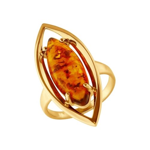 

Кольцо из серебра р. 19 SOKOLOV 83010036, янтарь прессованный, 83010036