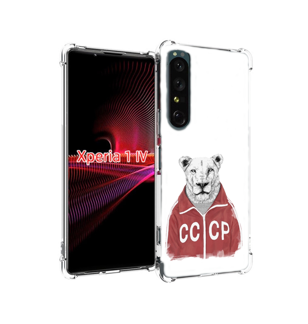 

Чехол накладка MyPads львица ссср для Sony Xperia 1 IV, Прозрачный, Tocco