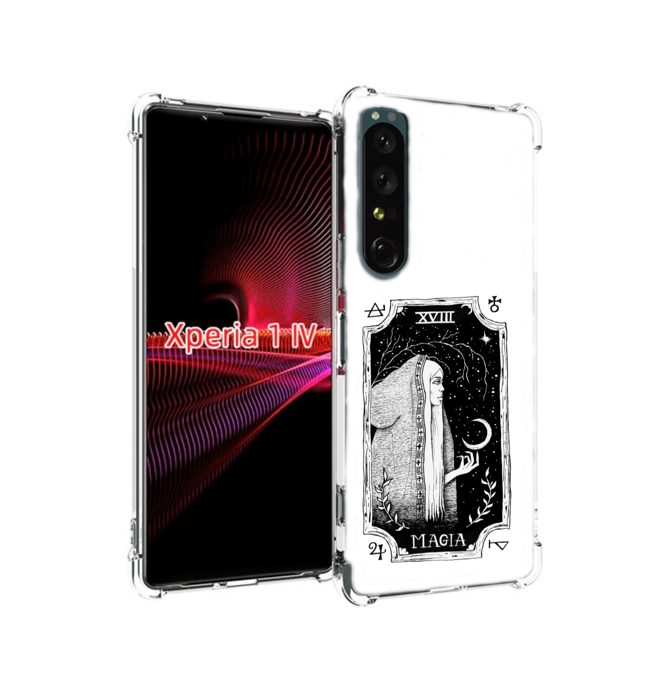 

Чехол накладка MyPads лунная магия для Sony Xperia 1 IV, Прозрачный, Tocco