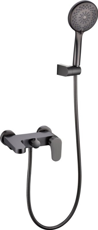 

Смеситель для ванны с душем Boheme Spectre 453-Gm gunmetal