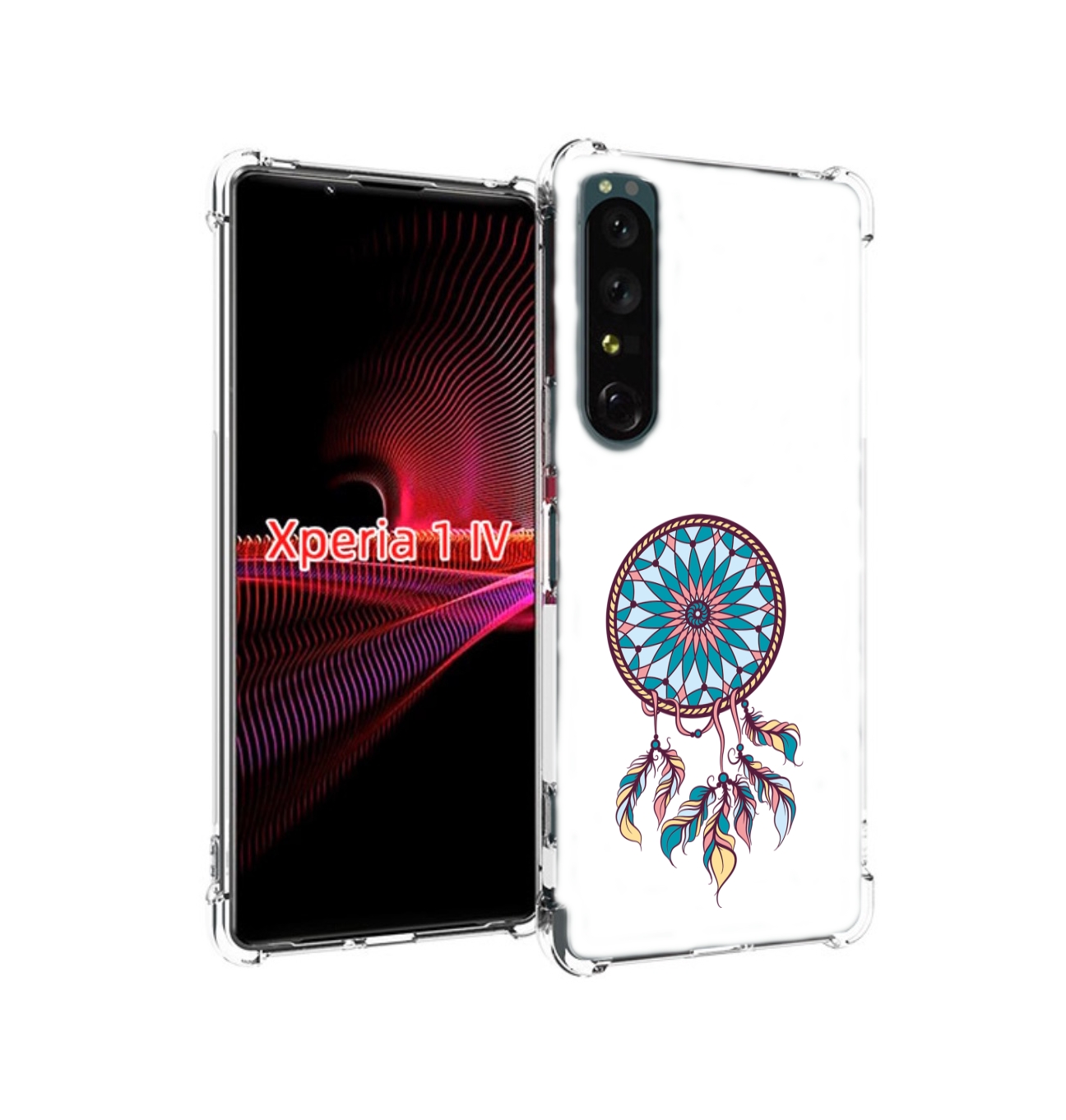

Чехол накладка MyPads ловец снов синий для Sony Xperia 1 IV, Прозрачный, Tocco