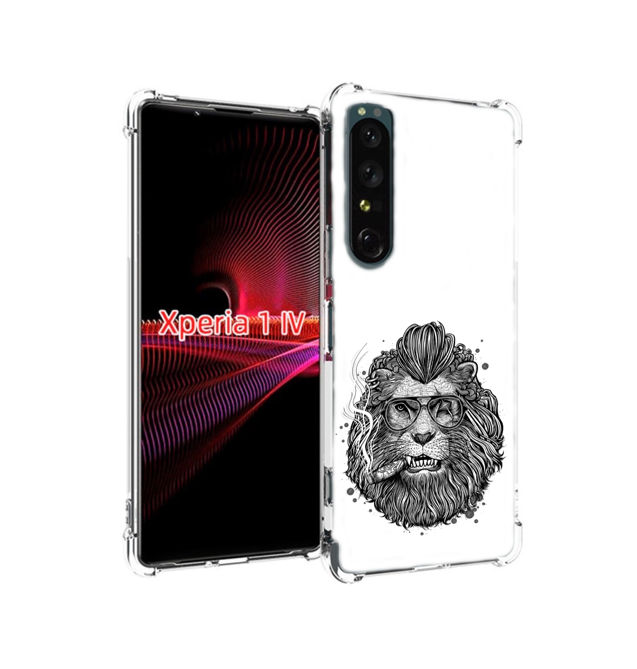 

Чехол накладка MyPads курящий лев для Sony Xperia 1 IV, Прозрачный, Tocco