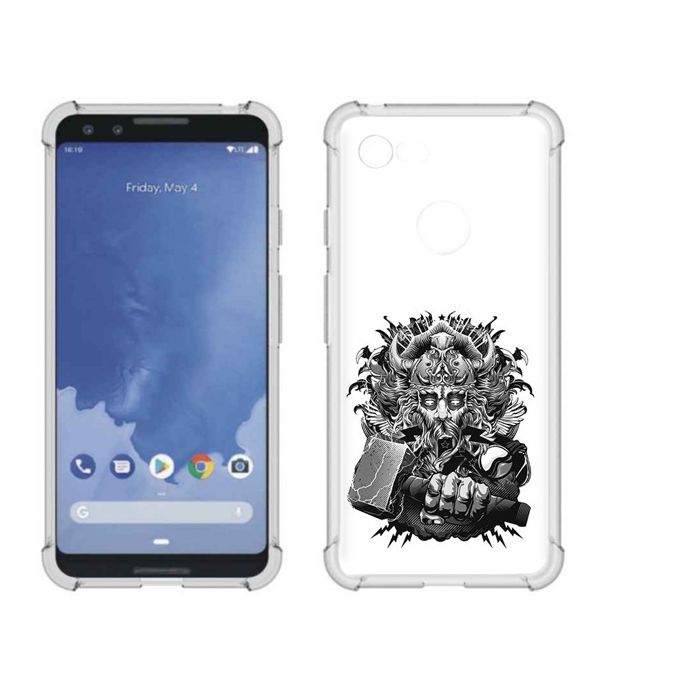 

Чехол MyPads Tocco для Google Pixel 3 злой тор, Прозрачный, Tocco