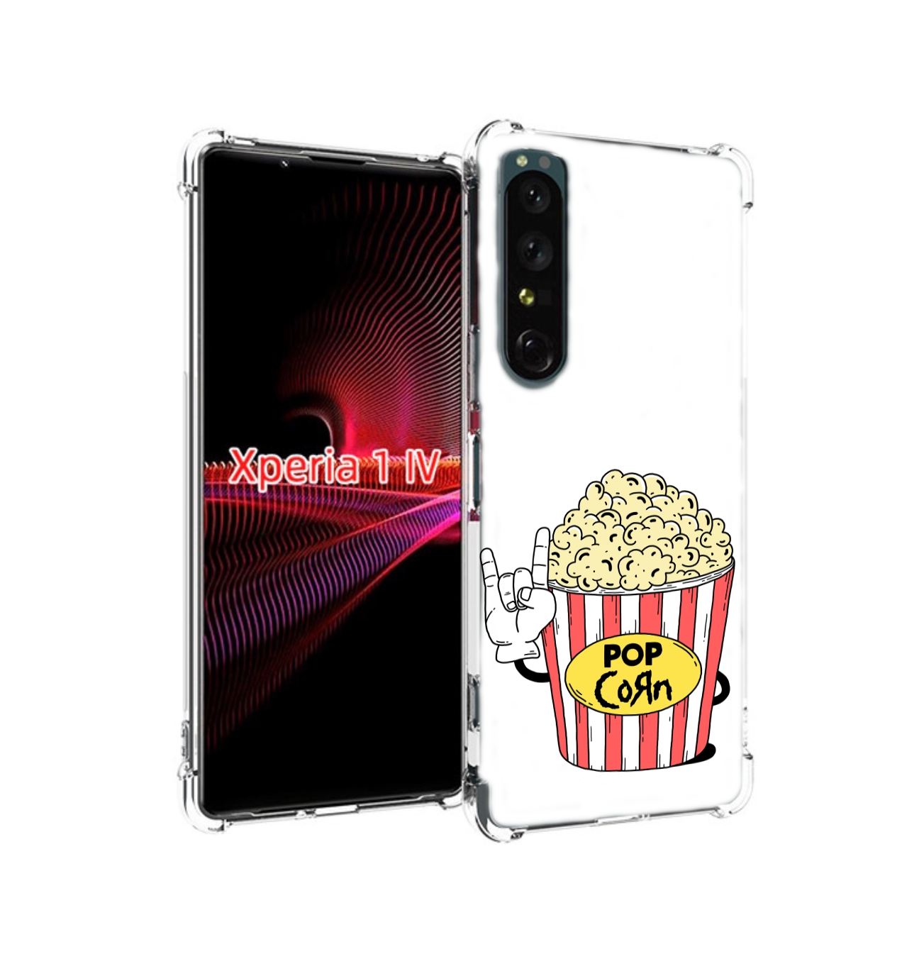 

Чехол накладка MyPads крутой попкорн для Sony Xperia 1 IV, Прозрачный, Tocco
