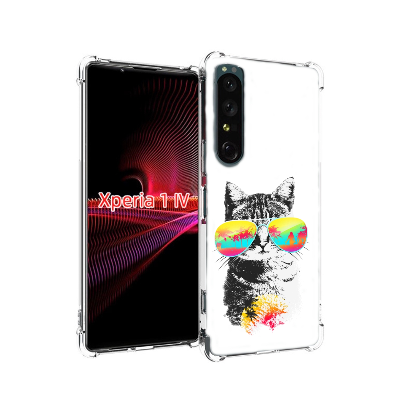 

Чехол накладка MyPads крутой кот для Sony Xperia 1 IV, Прозрачный, Tocco