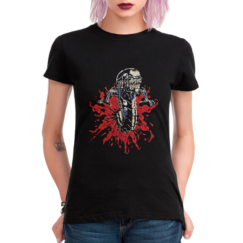 

Футболка женская Dream Shirts Чужой - Ксеноморф черная L, Черный, Чужой - Ксеноморф