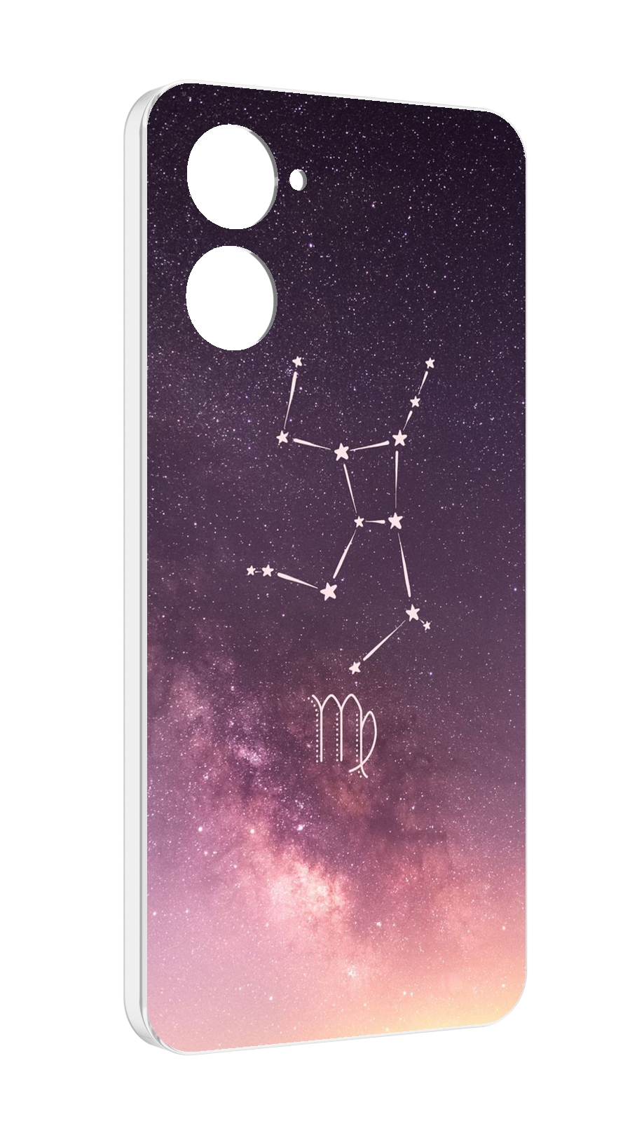 

Чехол MyPads знак зодиака дева 4 для Realme 10S противоударный, Tocco