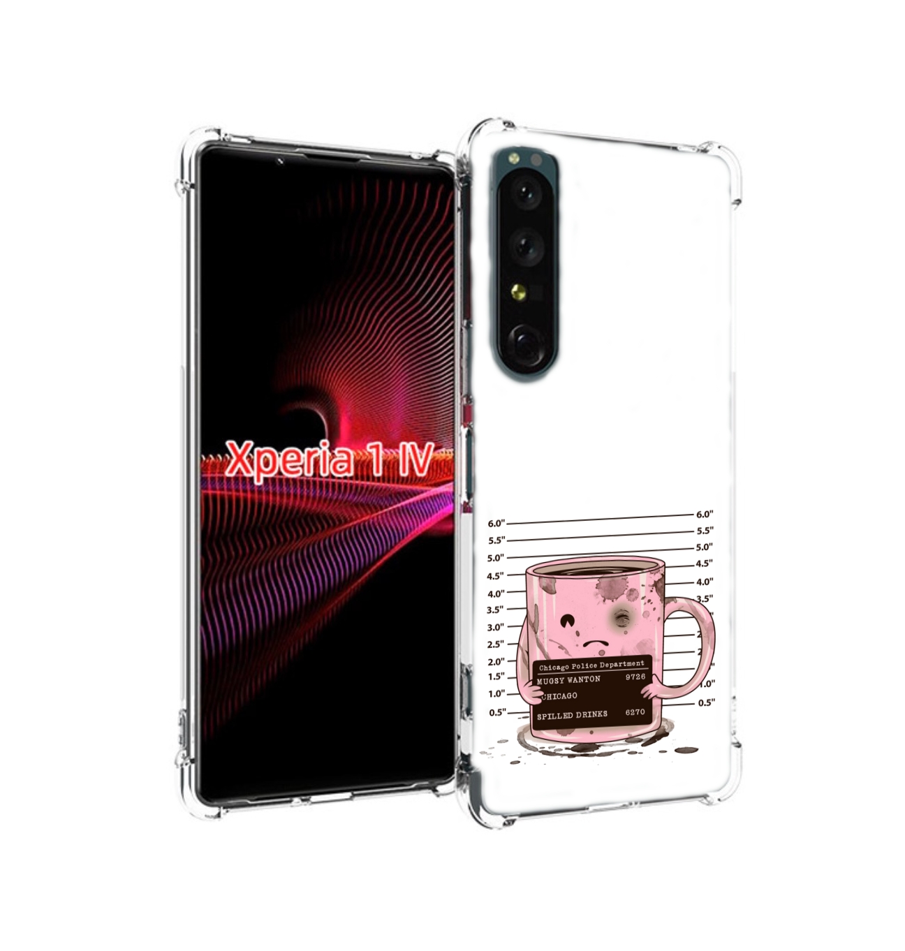 

Чехол накладка MyPads кружка для Sony Xperia 1 IV, Прозрачный, Tocco