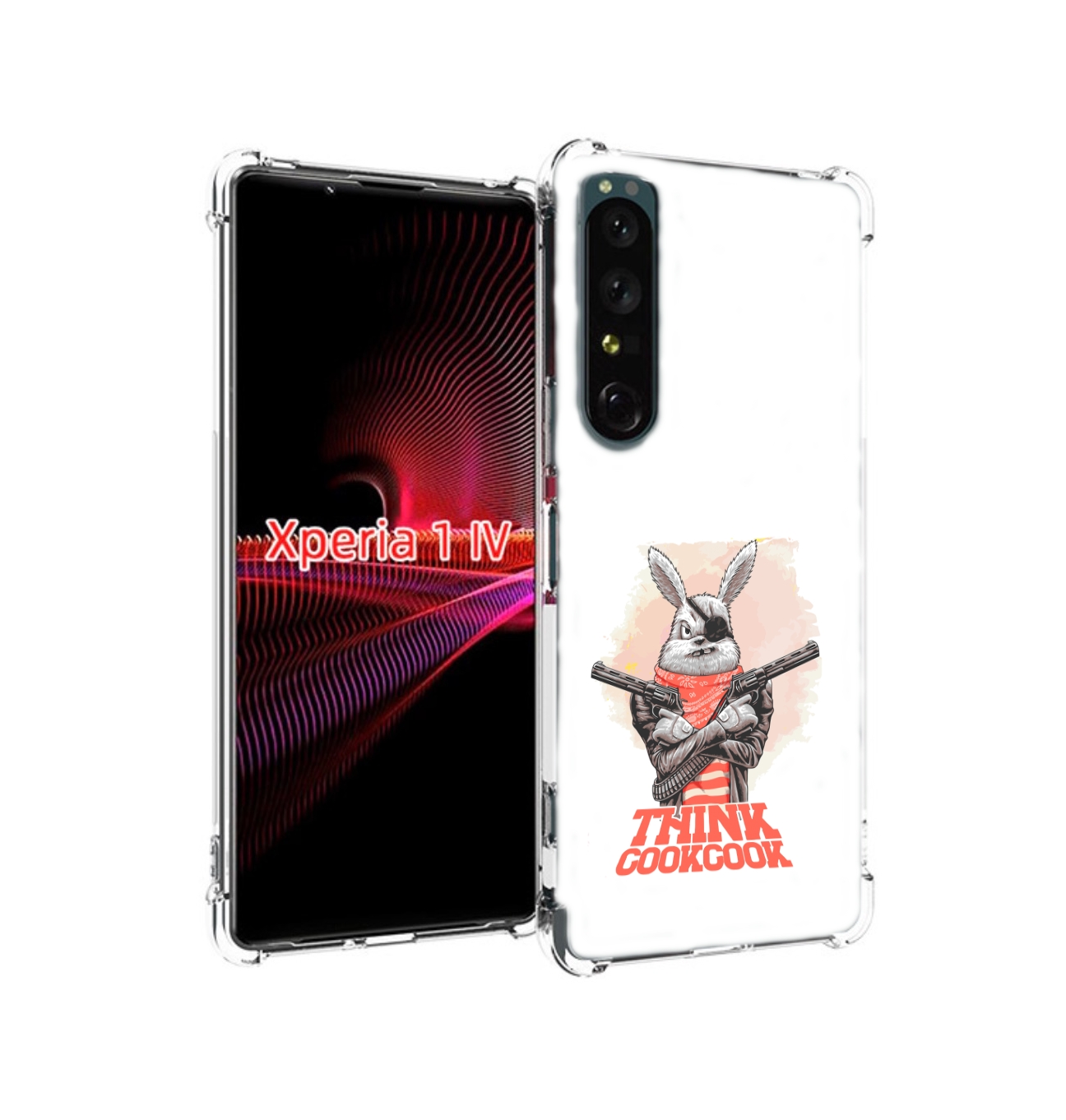 

Чехол накладка MyPads кролик пират для Sony Xperia 1 IV, Прозрачный, Tocco