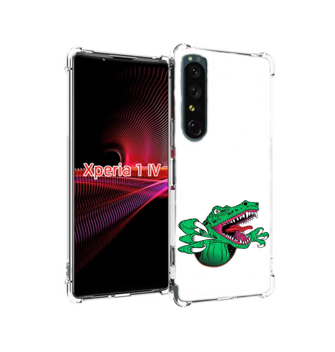 

Чехол накладка MyPads крокодил для Sony Xperia 1 IV, Прозрачный, Tocco