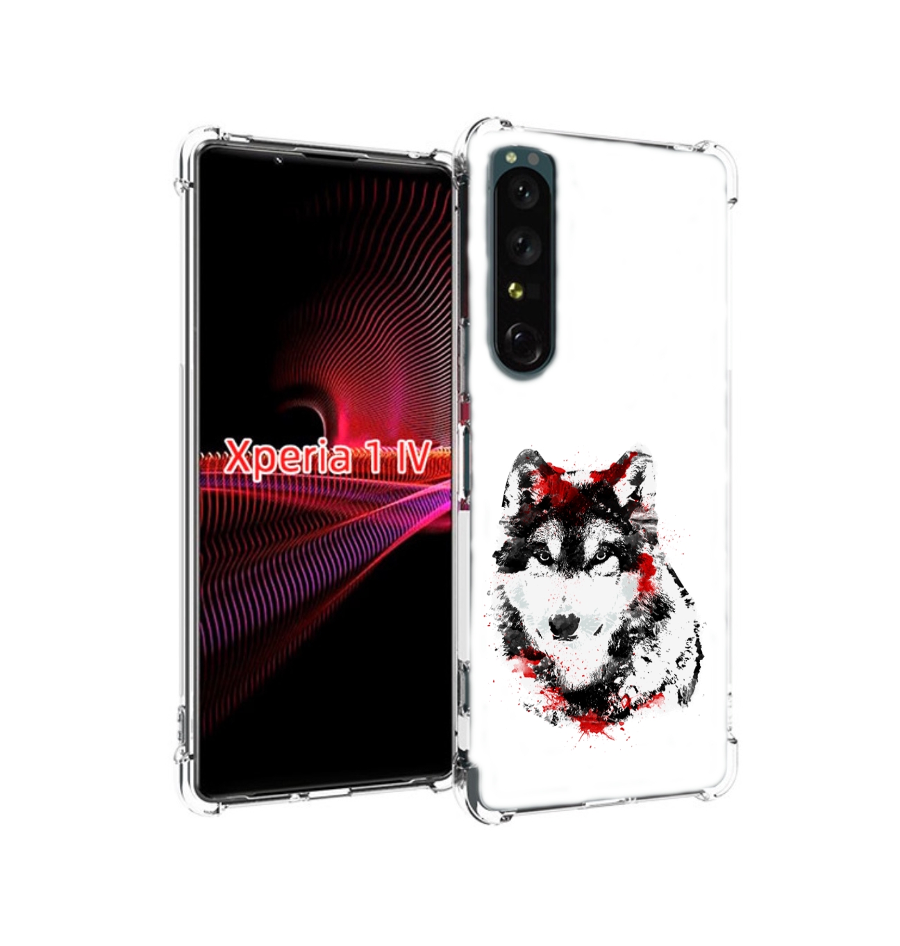 

Чехол накладка MyPads кровавый волк для Sony Xperia 1 IV, Прозрачный, Tocco