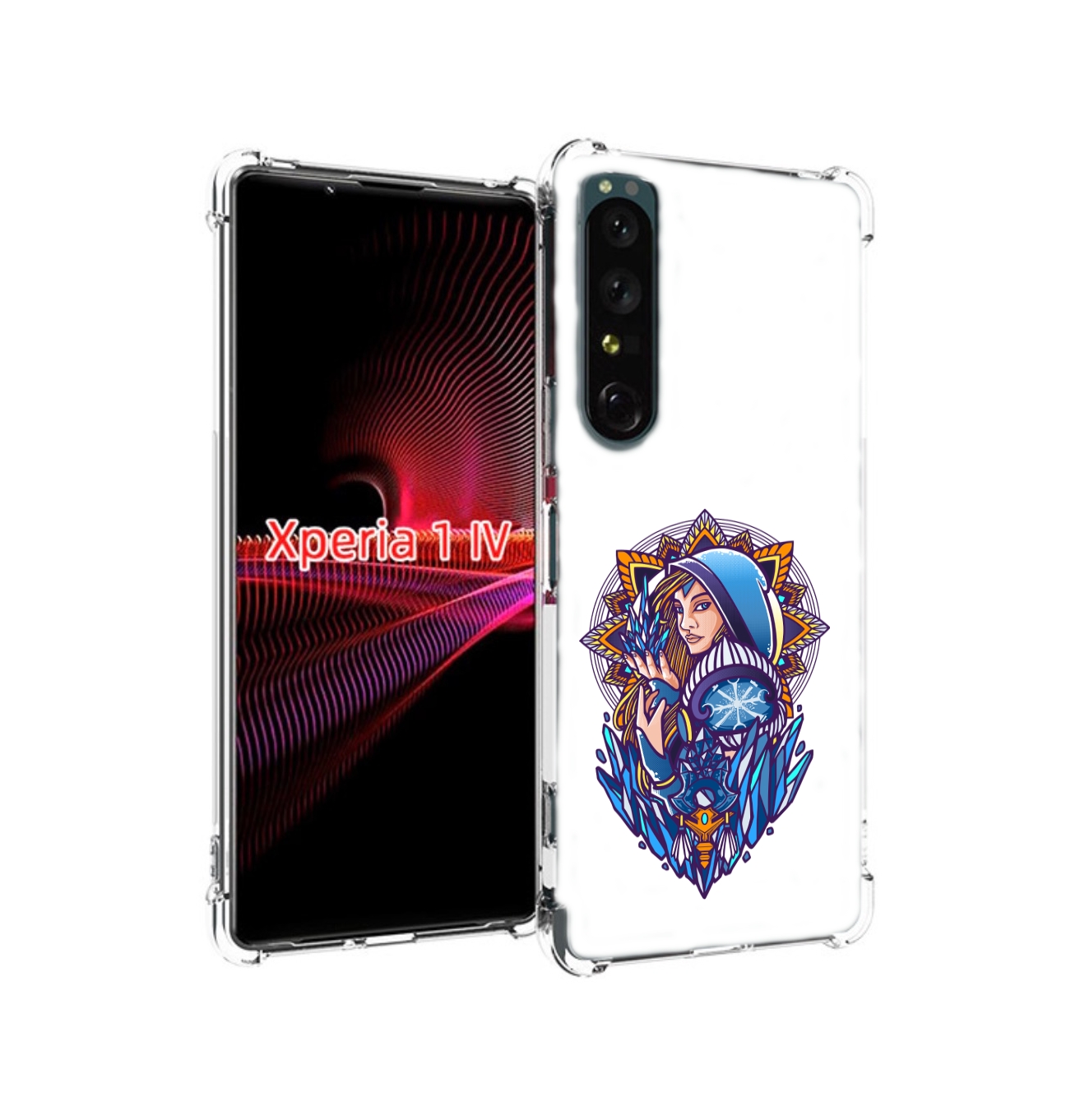 

Чехол накладка MyPads кристал мейден дота 2 для Sony Xperia 1 IV, Прозрачный, Tocco