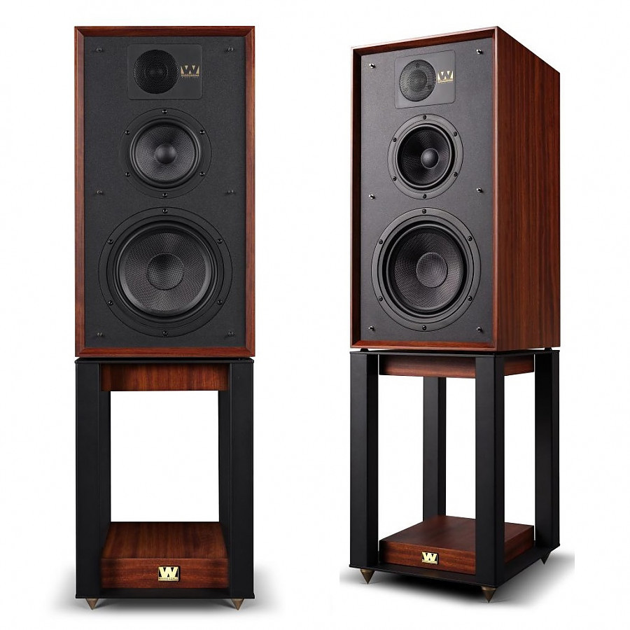 фото Полочная акустика wharfedale 85th anniversary linton with stands mahogany