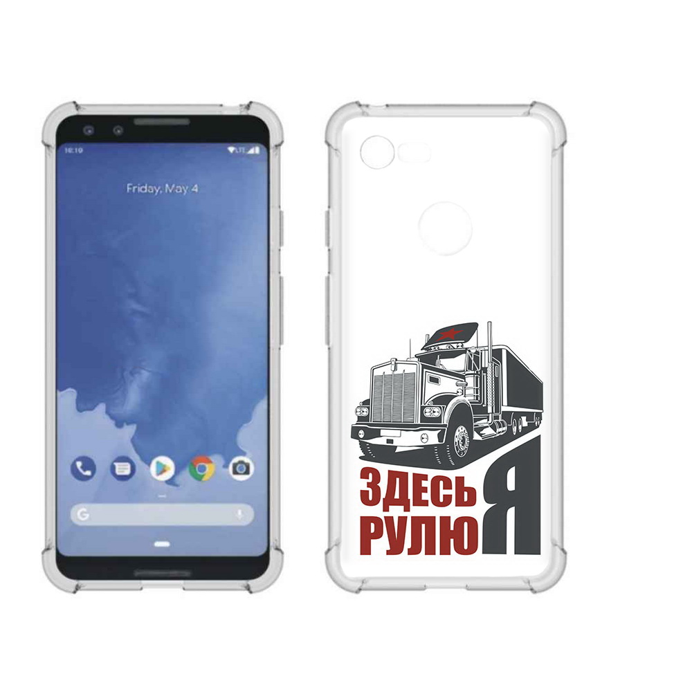 

Чехол MyPads Tocco для Google Pixel 3 здесь я рулю, Прозрачный, Tocco