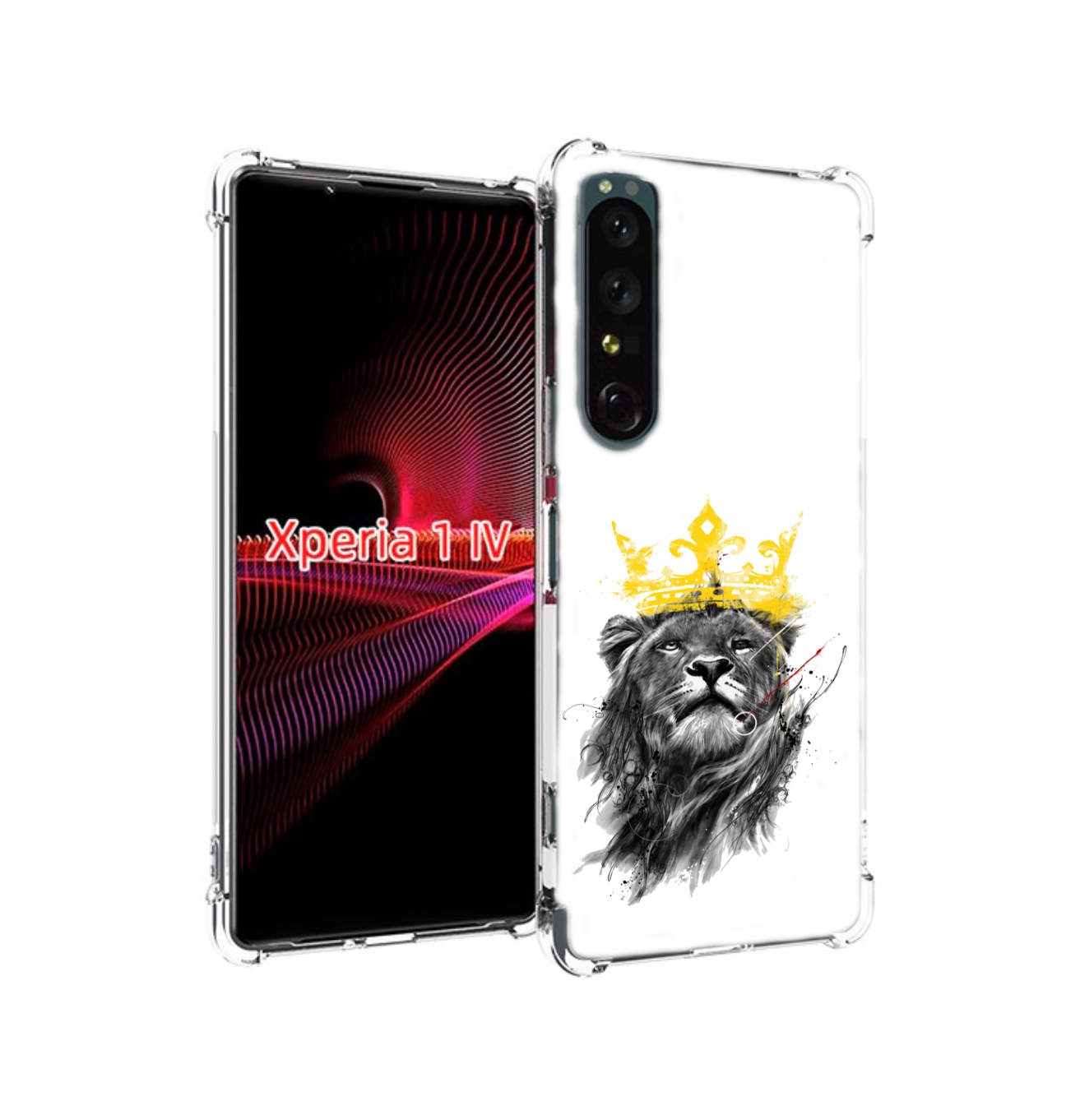 

Чехол накладка MyPads король-лев для Sony Xperia 1 IV, Прозрачный, Tocco