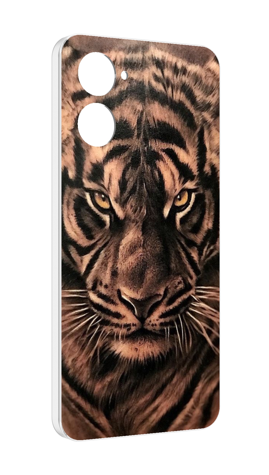 

Чехол MyPads злой-большой-тигр для Realme 10S противоударный, Tocco