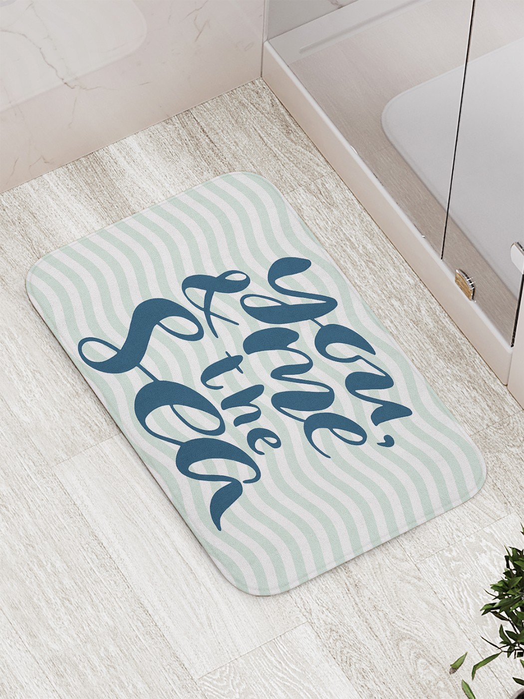 

Коврик противоскользящий для ванной, сауны, бассейна, 77х52 см bath_77410 JoyArty