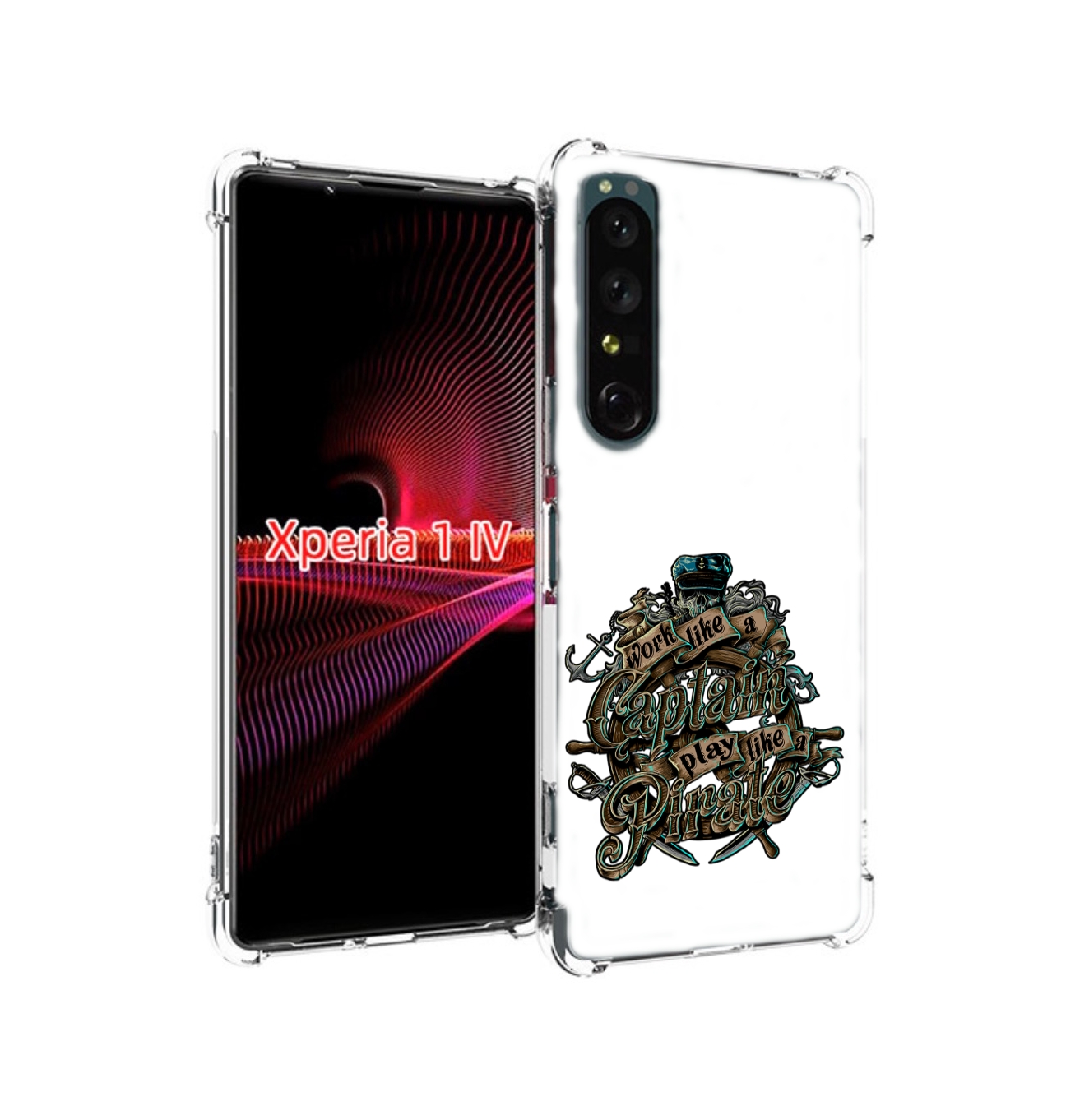 

Чехол накладка MyPads капитан пиратов для Sony Xperia 1 IV, Прозрачный, Tocco
