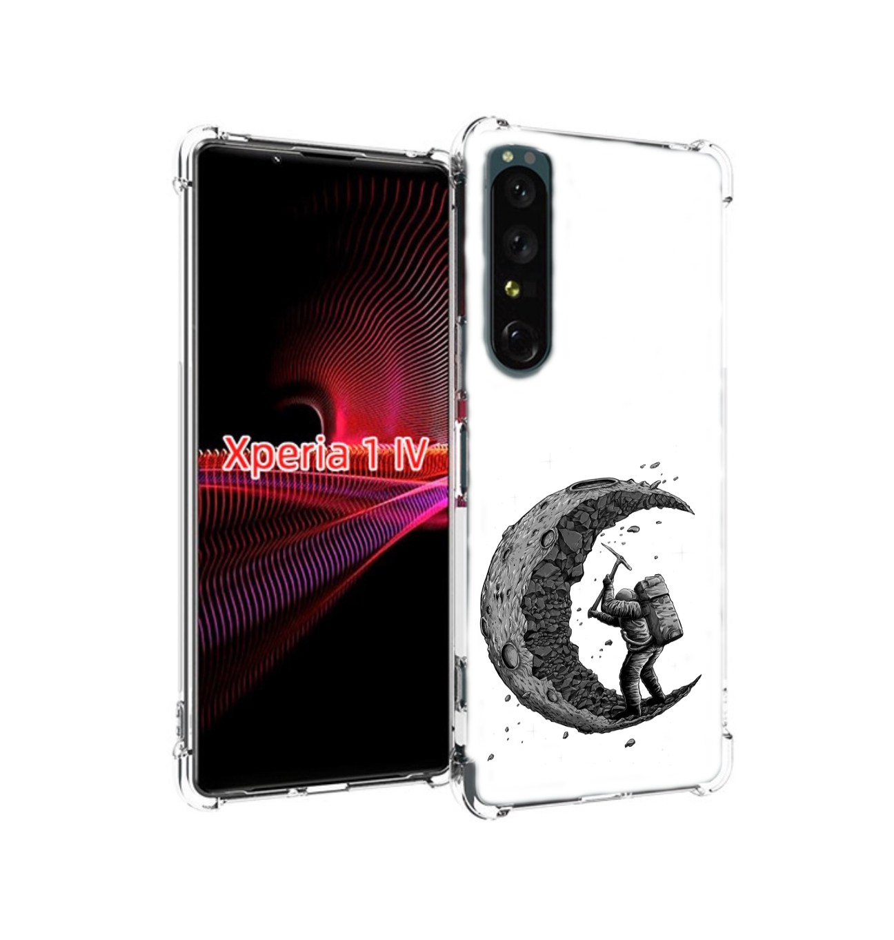 

Чехол накладка MyPads камненная луна для Sony Xperia 1 IV, Прозрачный, Tocco