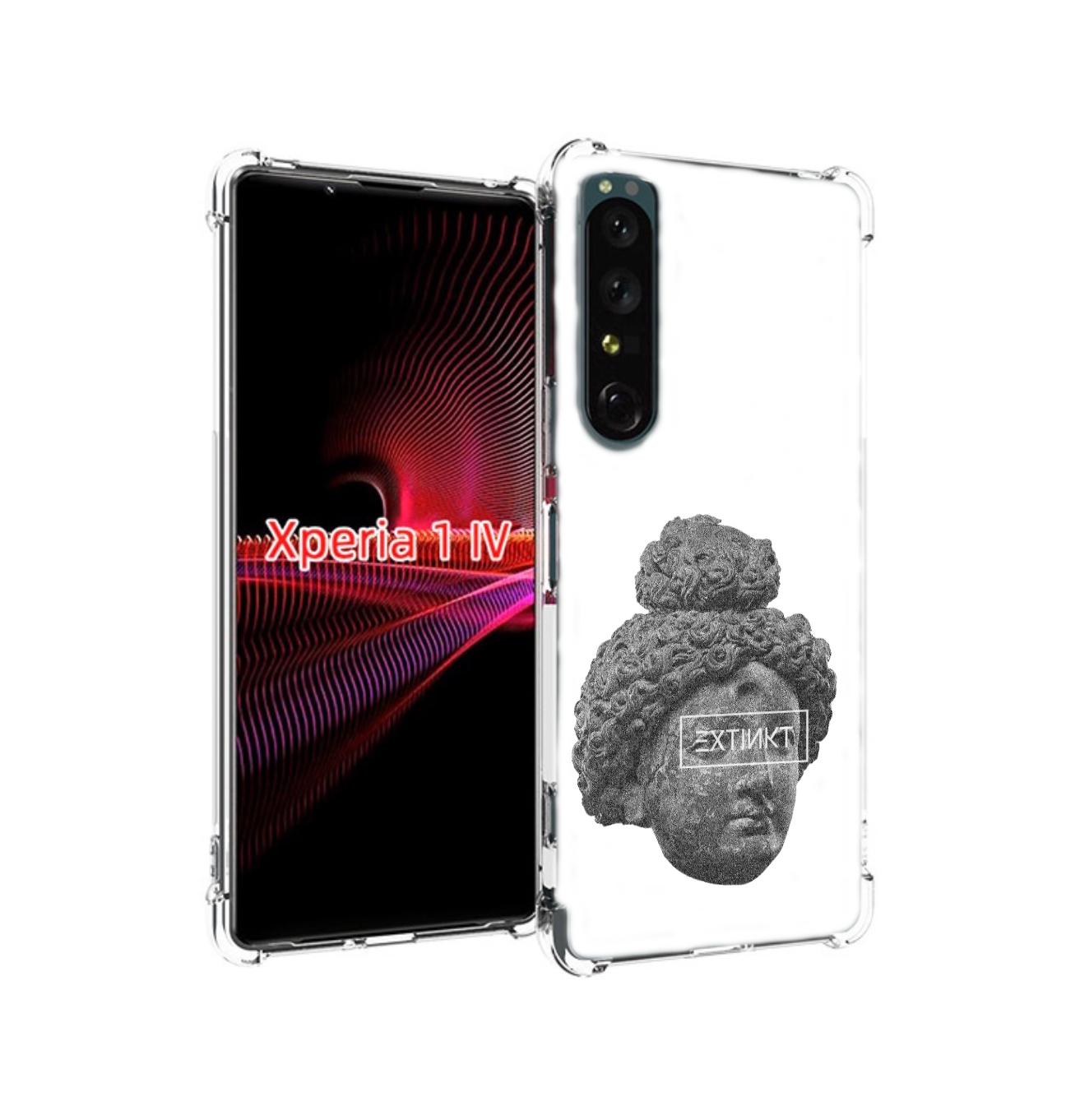 

Чехол накладка MyPads каменное лицо девушки для Sony Xperia 1 IV, Прозрачный, Tocco